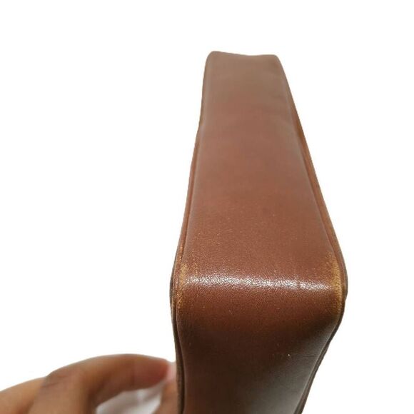 Rare Vintage Gucci Collector Brown Leather Suede Clutch/Toiletry Bag | Circa 196 - Picture 6 of 7